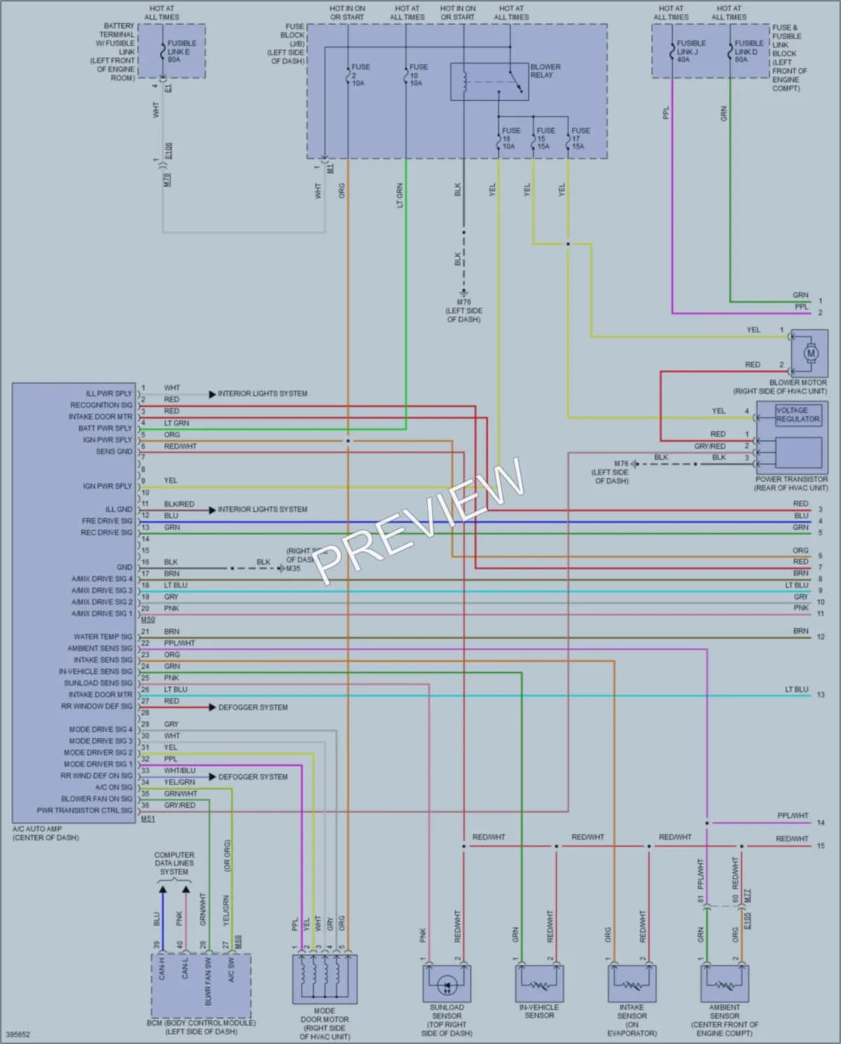 2014 Nissan cube Air Conditioning wiring diagram preview