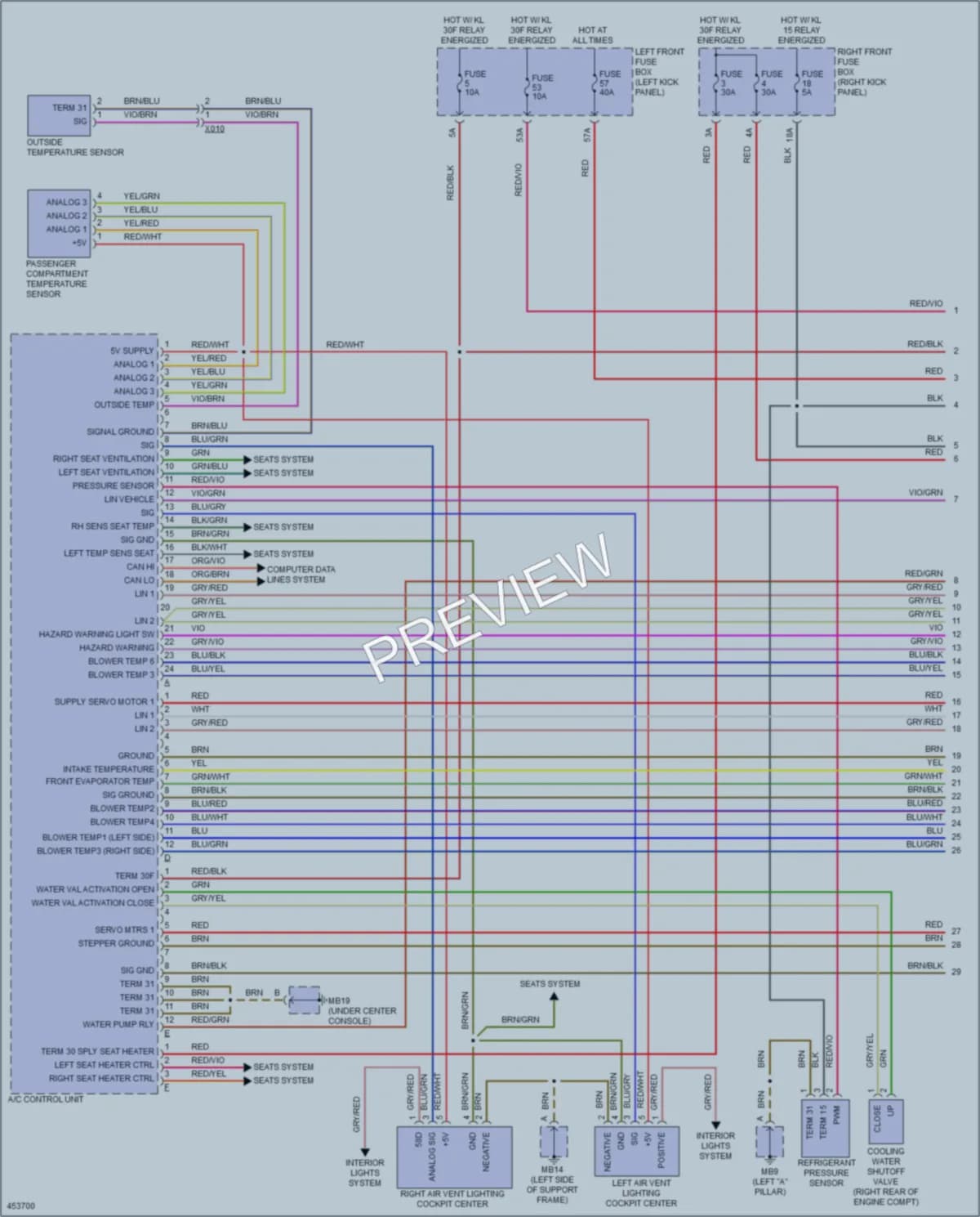 2014 Porsche Panamera Air Conditioning wiring diagram preview