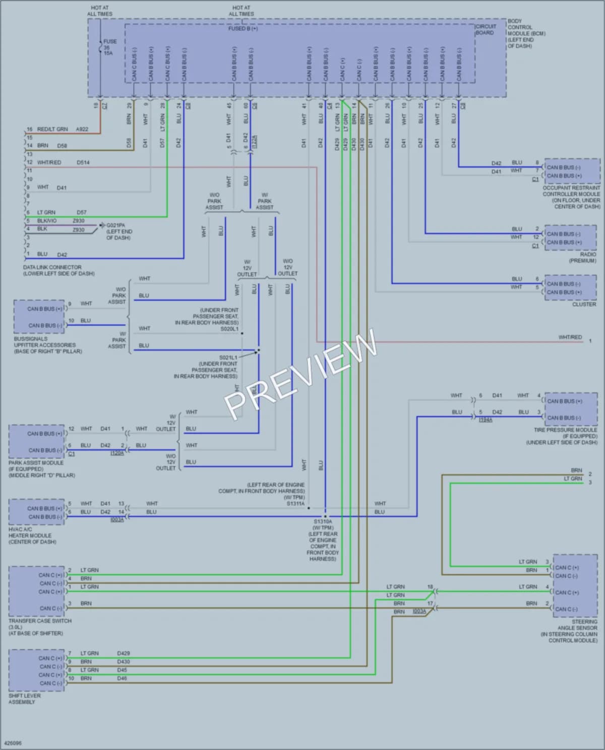 2014 Ram 3500ProMaster Computer Data Lines wiring diagram preview