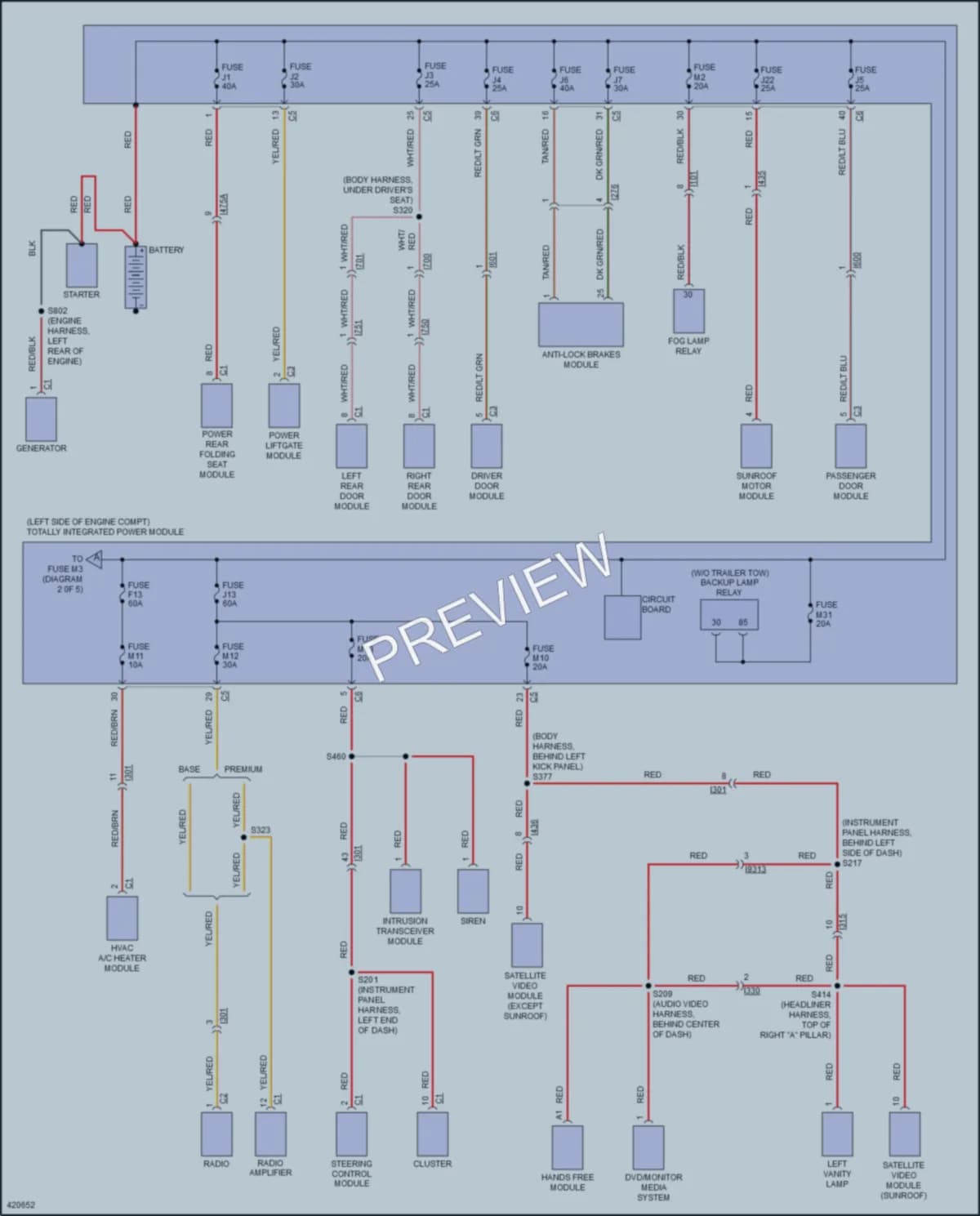 2014 Ram CV Power Distribution wiring diagram preview