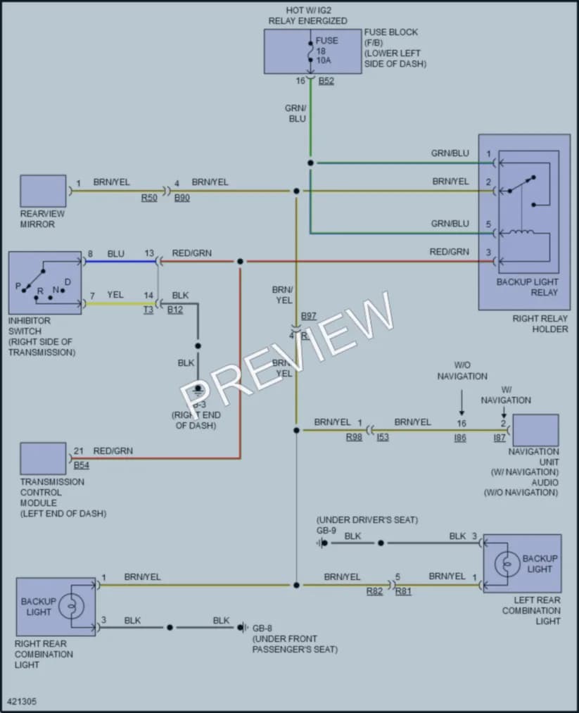 2014 Subaru XVCrosstrekHybrid Exterior Lights wiring diagram preview