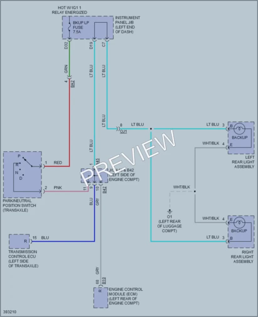 2014 Toyota Avalon Exterior Lights wiring diagram preview
