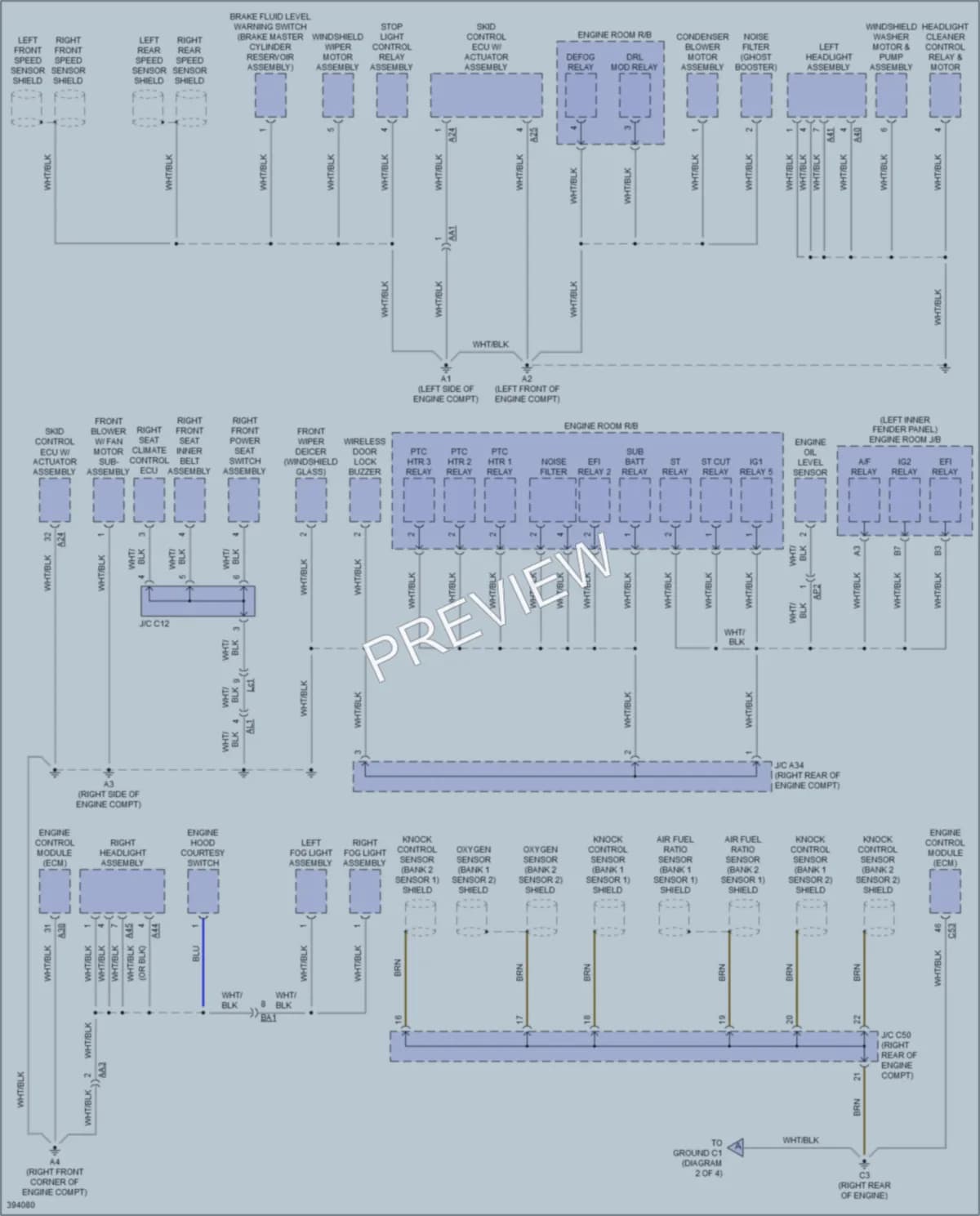 2014 Toyota LandCruiser Ground Distribution wiring diagram preview