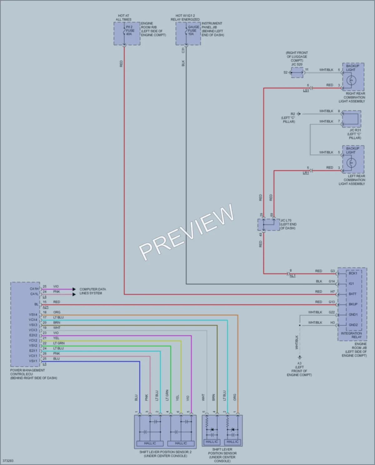 2014 Toyota Priusv Exterior Lights wiring diagram preview