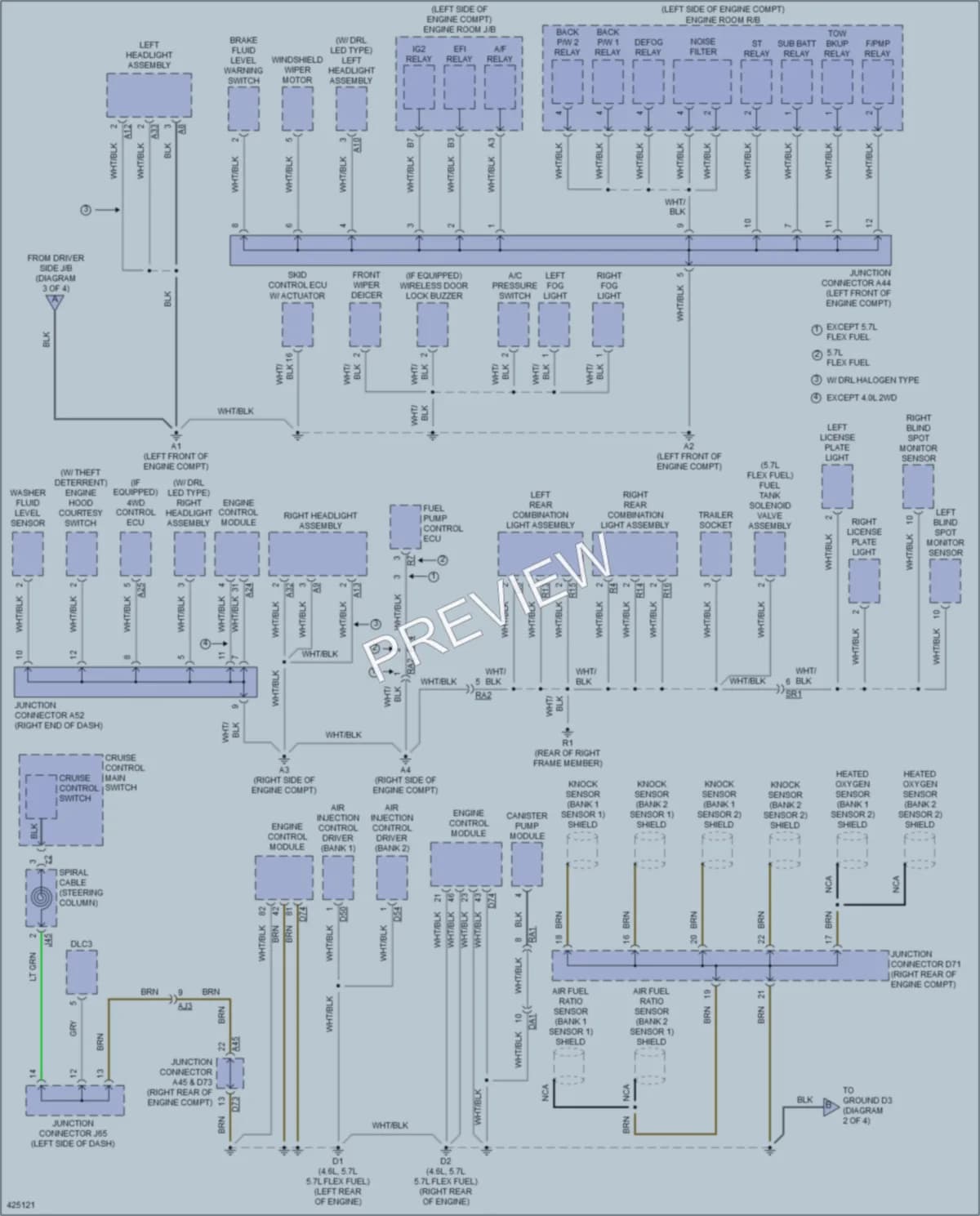 2014 Toyota Tundra Ground Distribution wiring diagram preview
