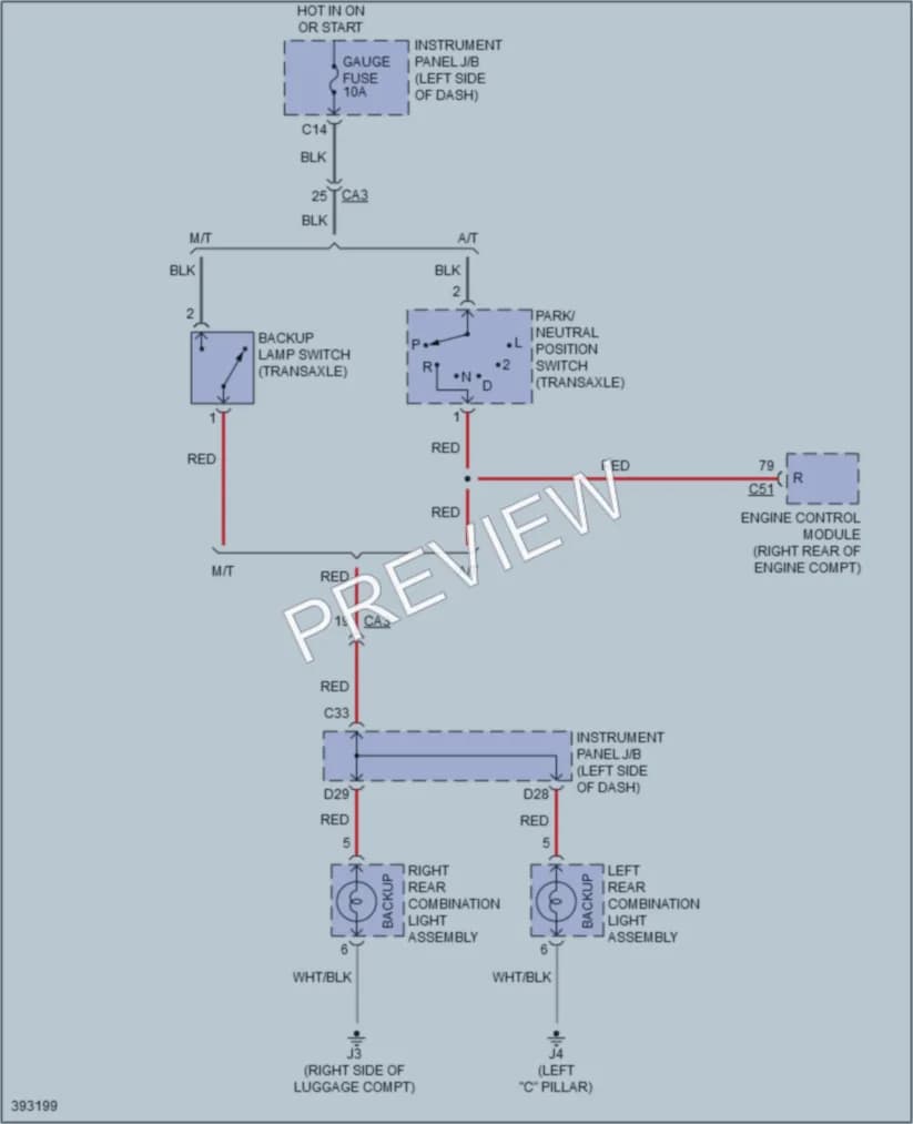2014 Toyota Yaris Exterior Lights wiring diagram preview