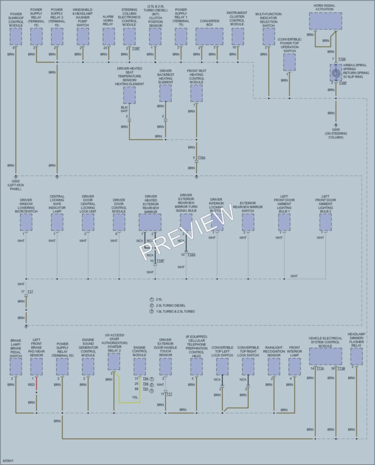 2014 Volkswagen Beetle Ground Distribution wiring diagram preview