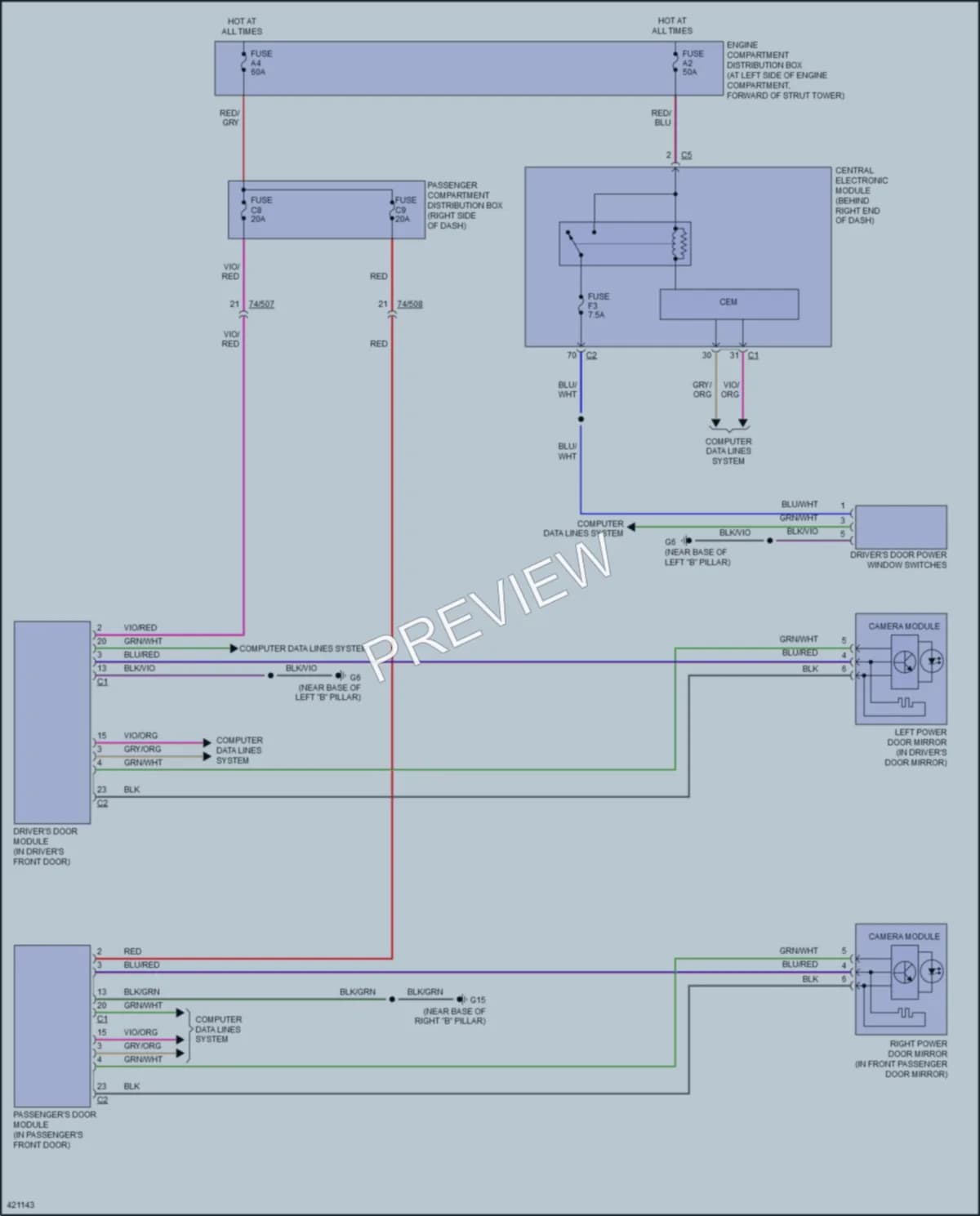 2014 Volvo S80 Navigation wiring diagram preview