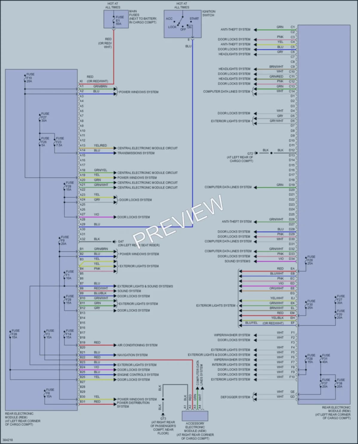 2014 Volvo XC90 Body Control Modules wiring diagram preview