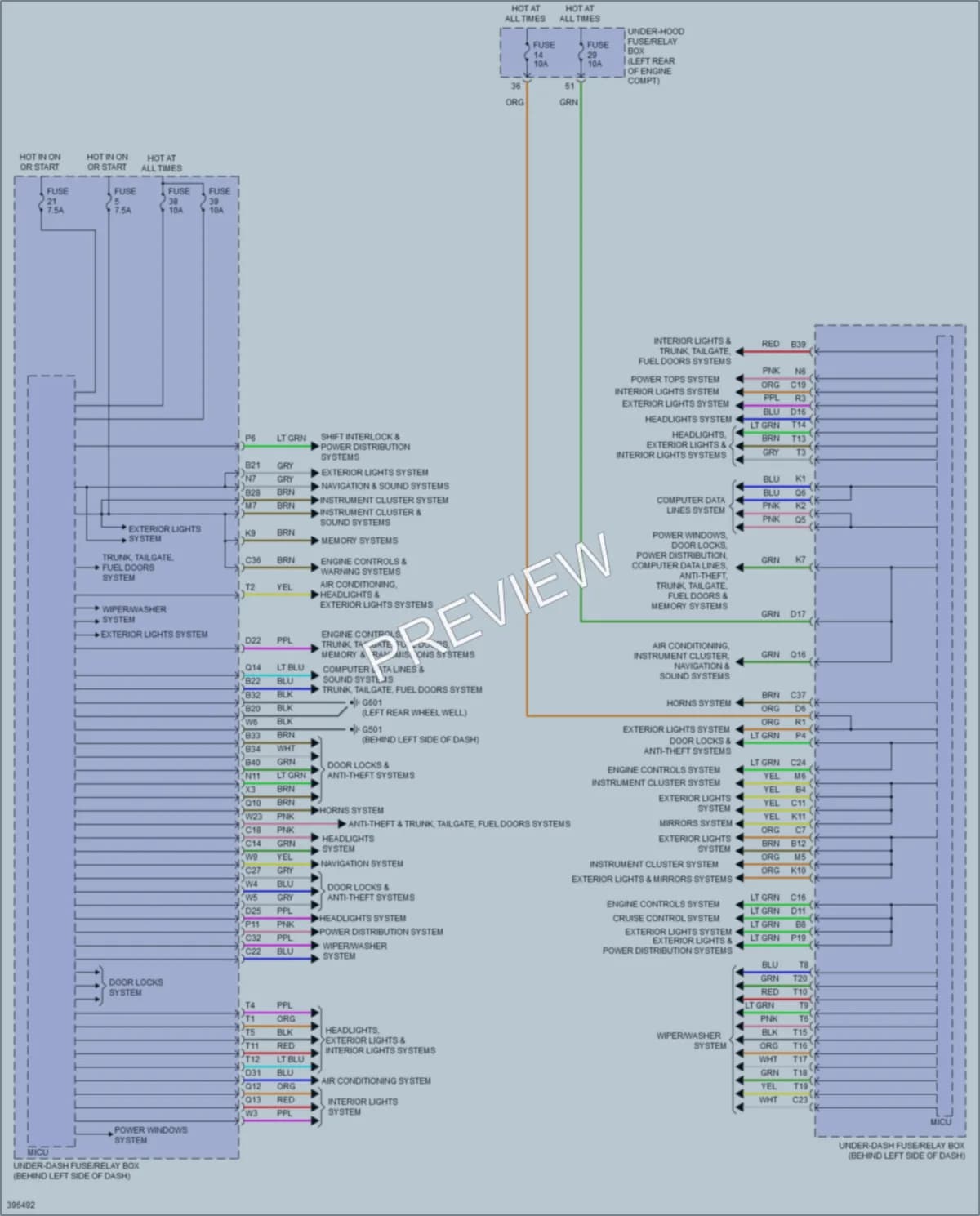 2015 Acura RDX Body Control Modules wiring diagram preview