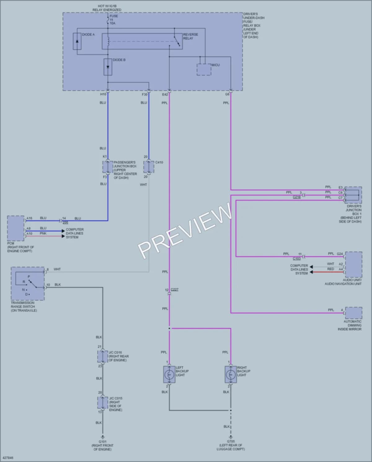 2015 Acura RLX Exterior Lights wiring diagram preview