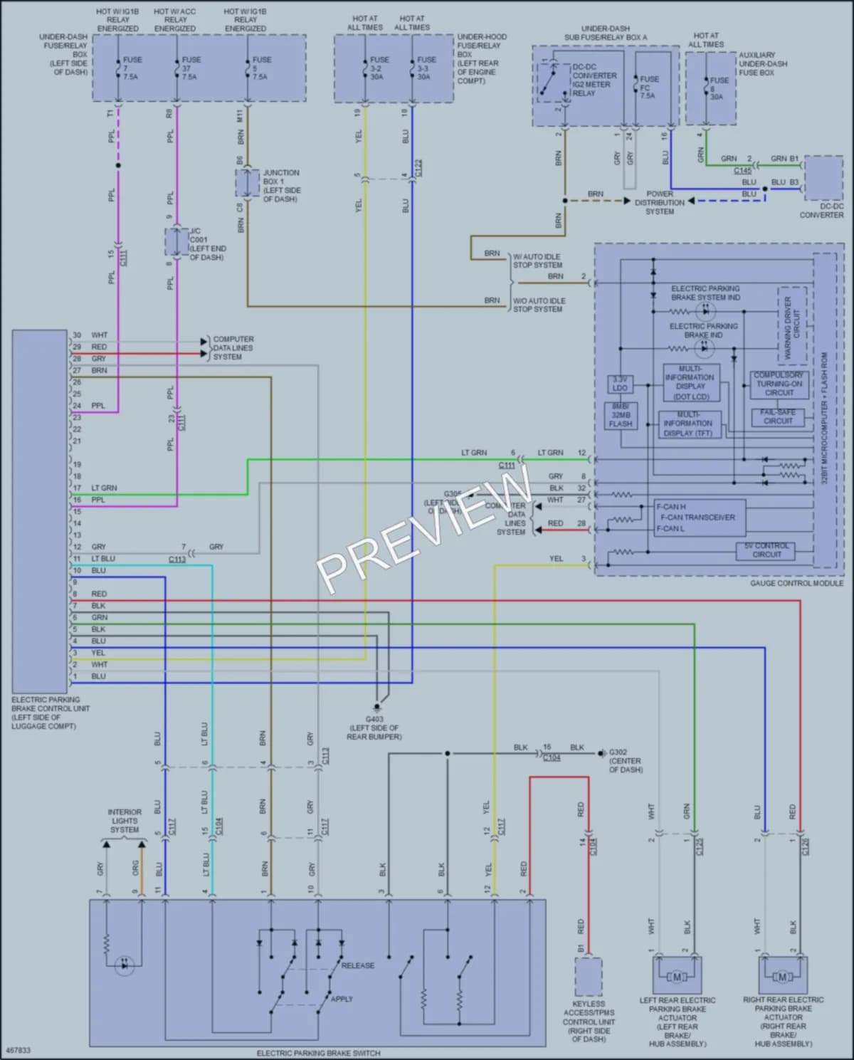 2015 Acura TLX Shift Interlock wiring diagram preview