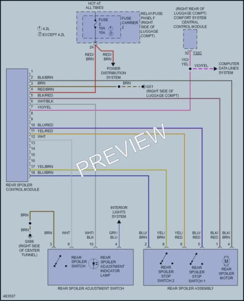 2015 Audi A5 Active Bodyworks wiring diagram preview
