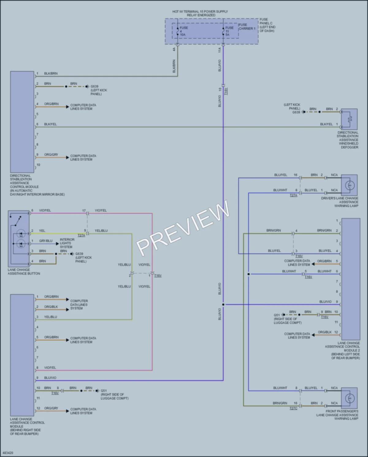 2015 Audi A5 Navigation wiring diagram preview