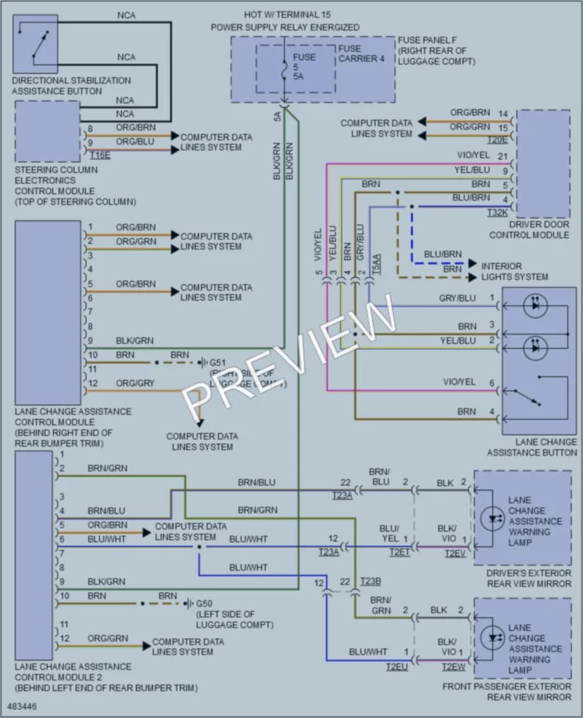 2015 Audi A6 Navigation wiring diagram preview