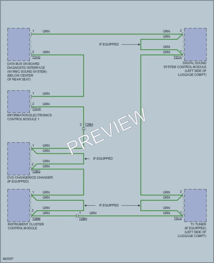 2015 Audi A6 Radio wiring diagram preview