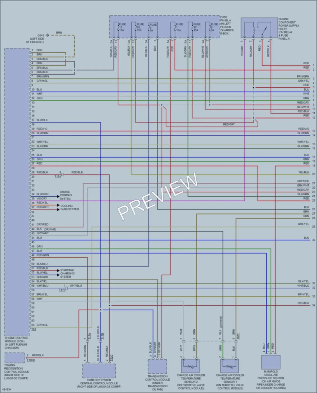 2015 Audi S7 Engine Performance wiring diagram preview