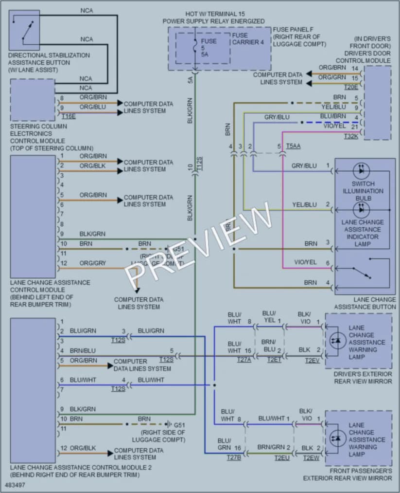 2015 Audi S7 Navigation wiring diagram preview