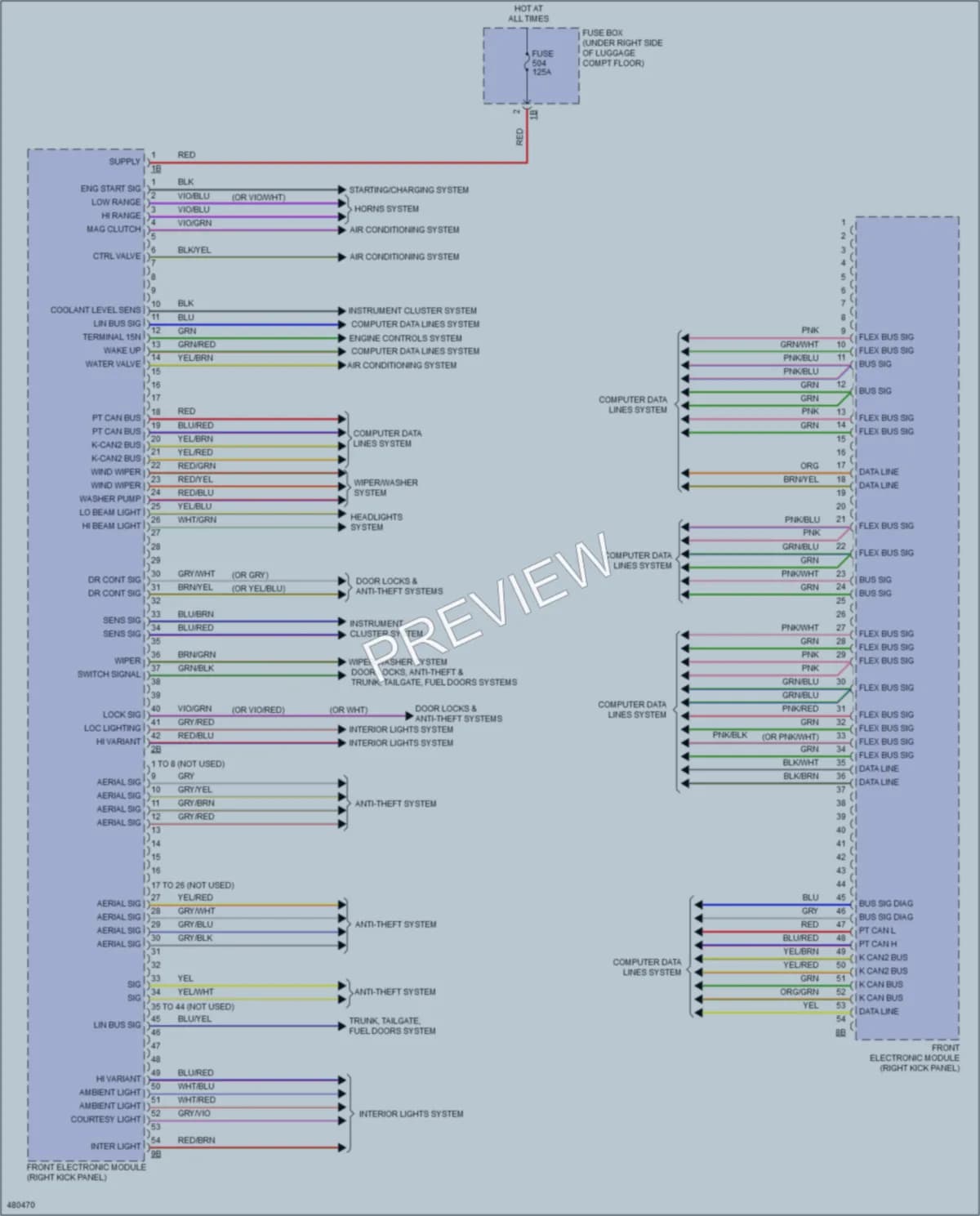 2015 BMW 228i Body Control Modules wiring diagram preview