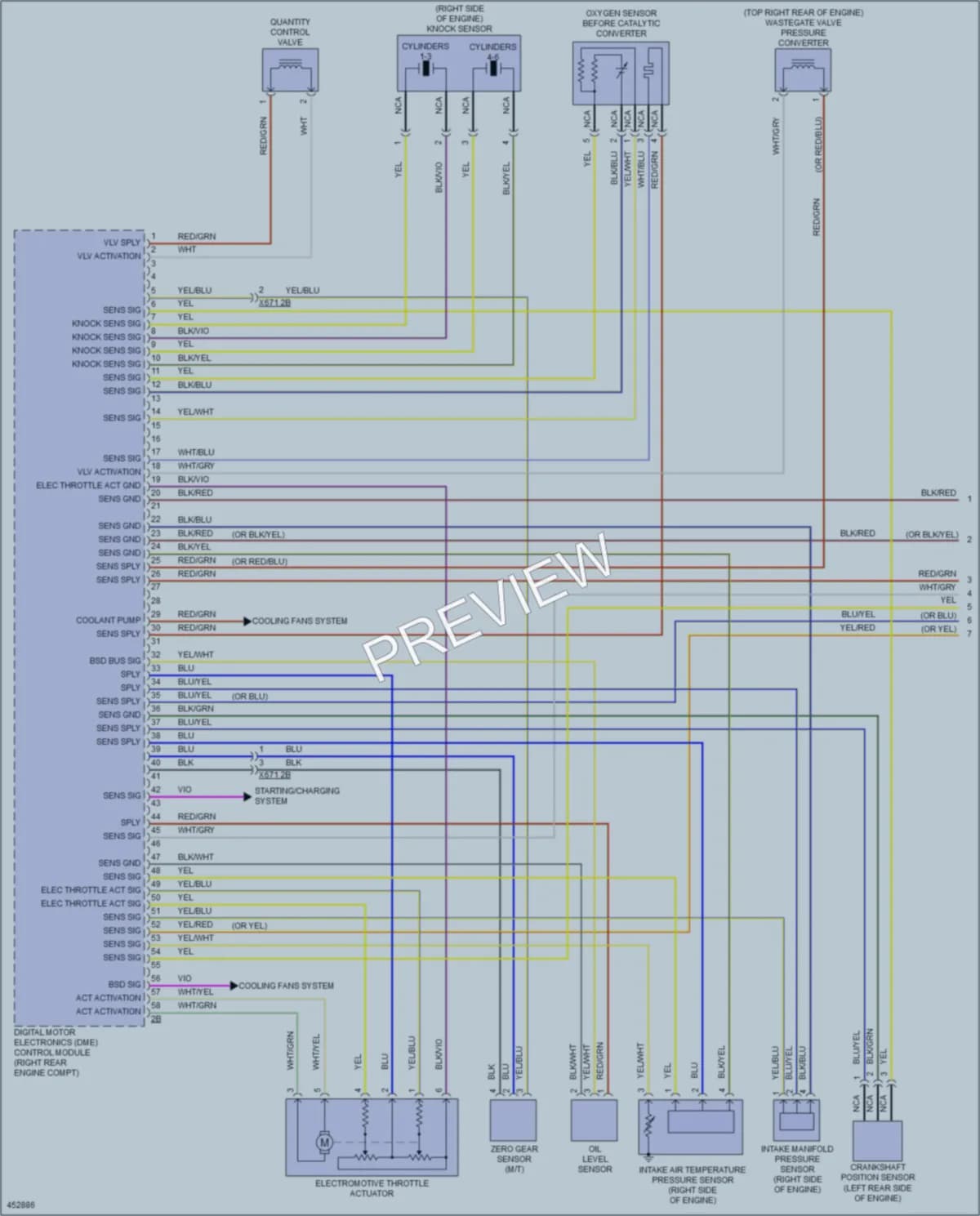 2015 BMW 535iGranTurismo Engine Performance wiring diagram preview