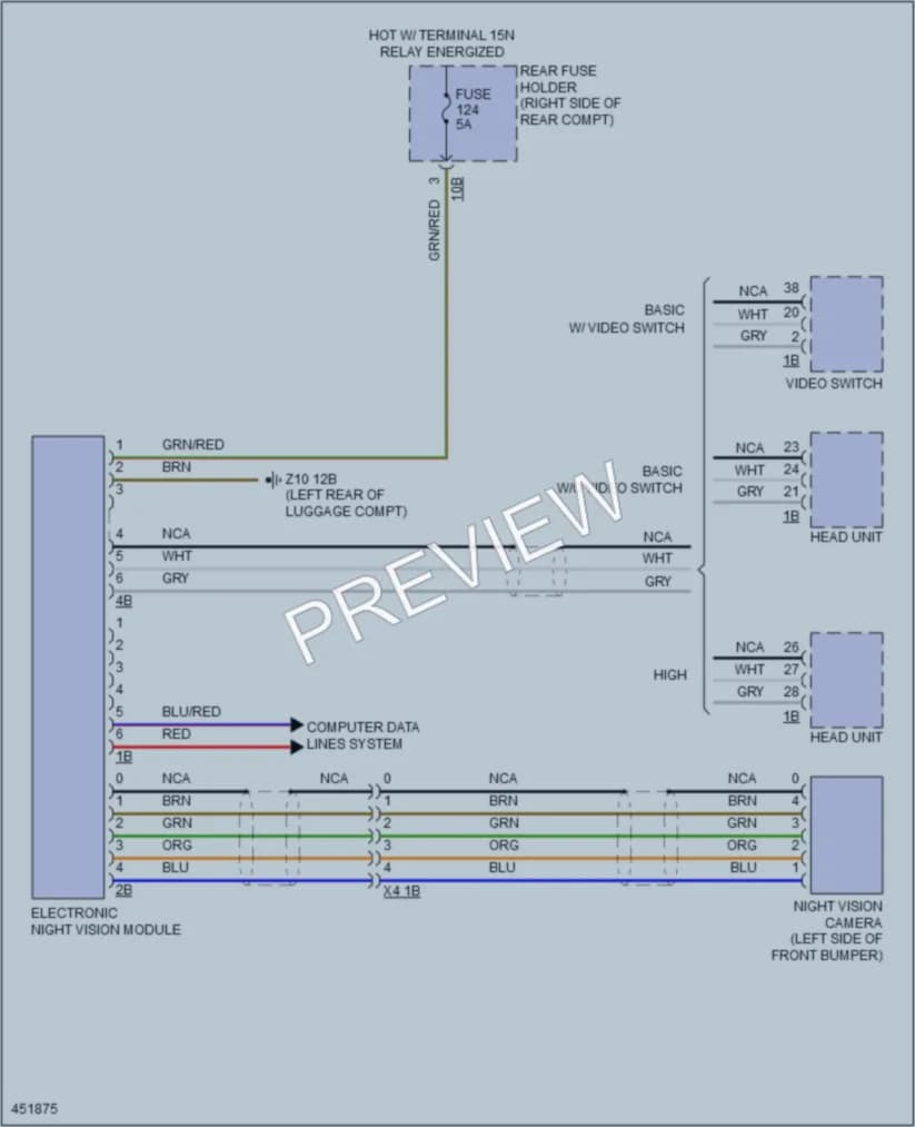 2015 BMW 535iGranTurismo Instrument Cluster wiring diagram preview