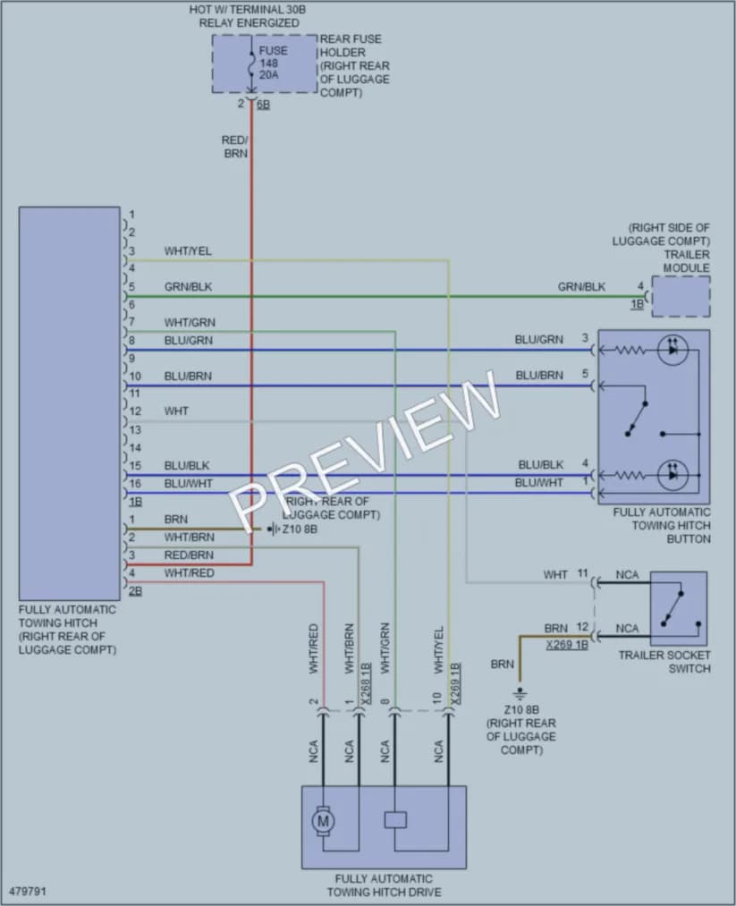 2015 BMW 740Ld Active Bodyworks wiring diagram preview
