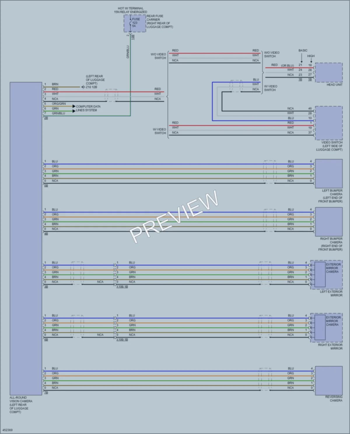 2015 BMW ActiveHybrid7 Navigation wiring diagram preview