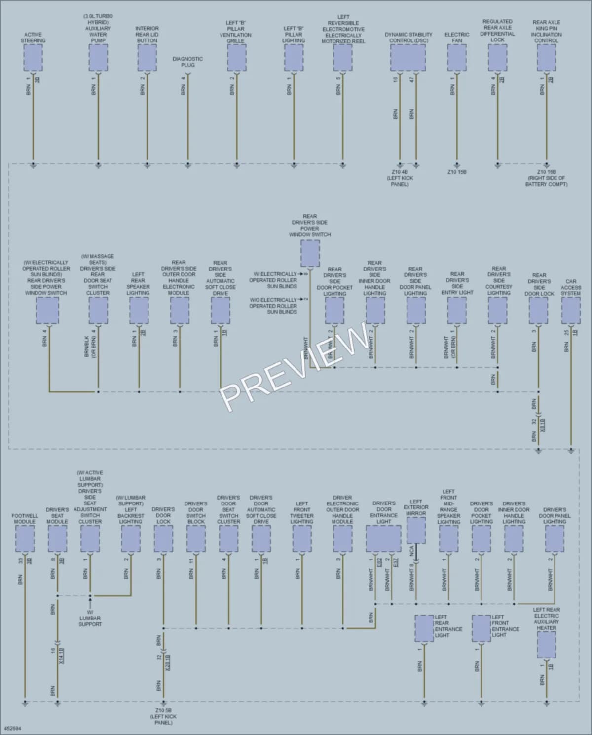 2015 BMW AlpinaB7 Ground Distribution wiring diagram preview