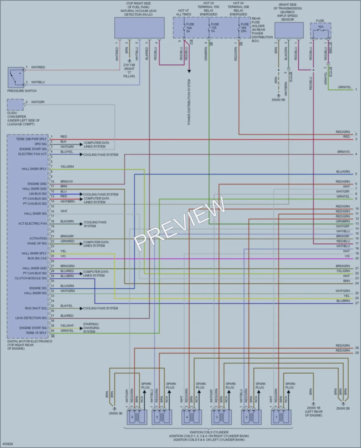 2015 BMW M6GranCoupe Engine Performance wiring diagram preview