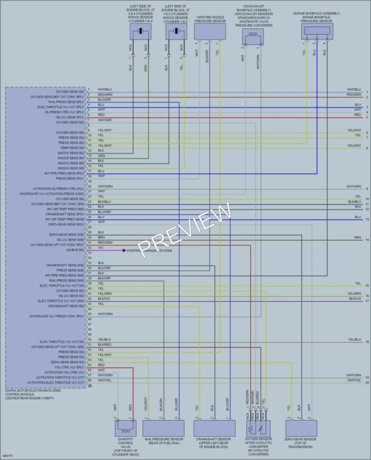 2015 BMW X3 Engine Performance wiring diagram preview