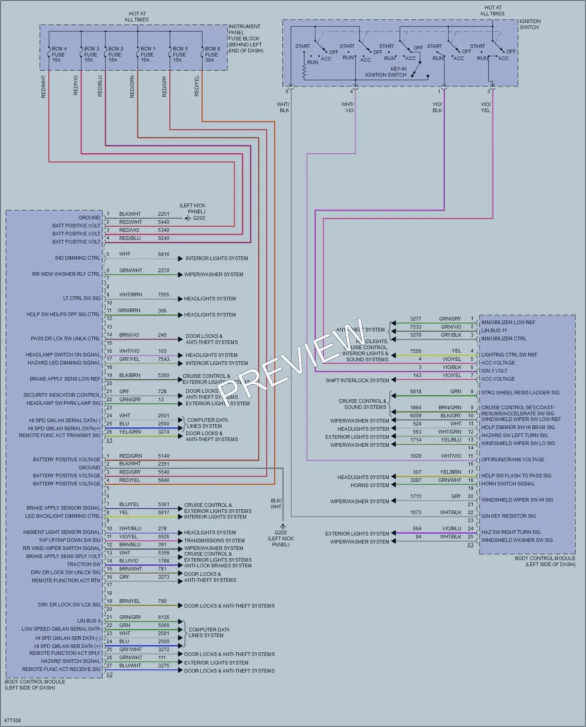 2015 Buick Encore Body Control Modules wiring diagram preview