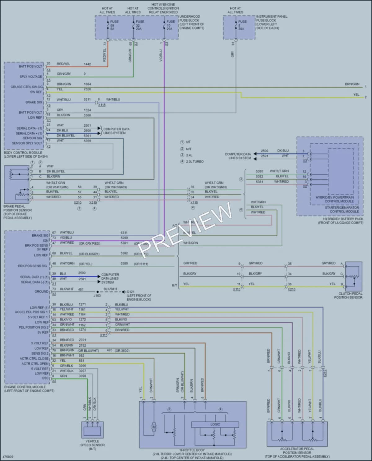 2015 Buick Regal Cruise Control wiring diagram preview