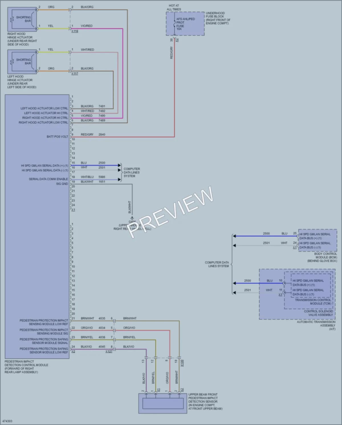 2015 Cadillac ATS Active Bodyworks wiring diagram preview