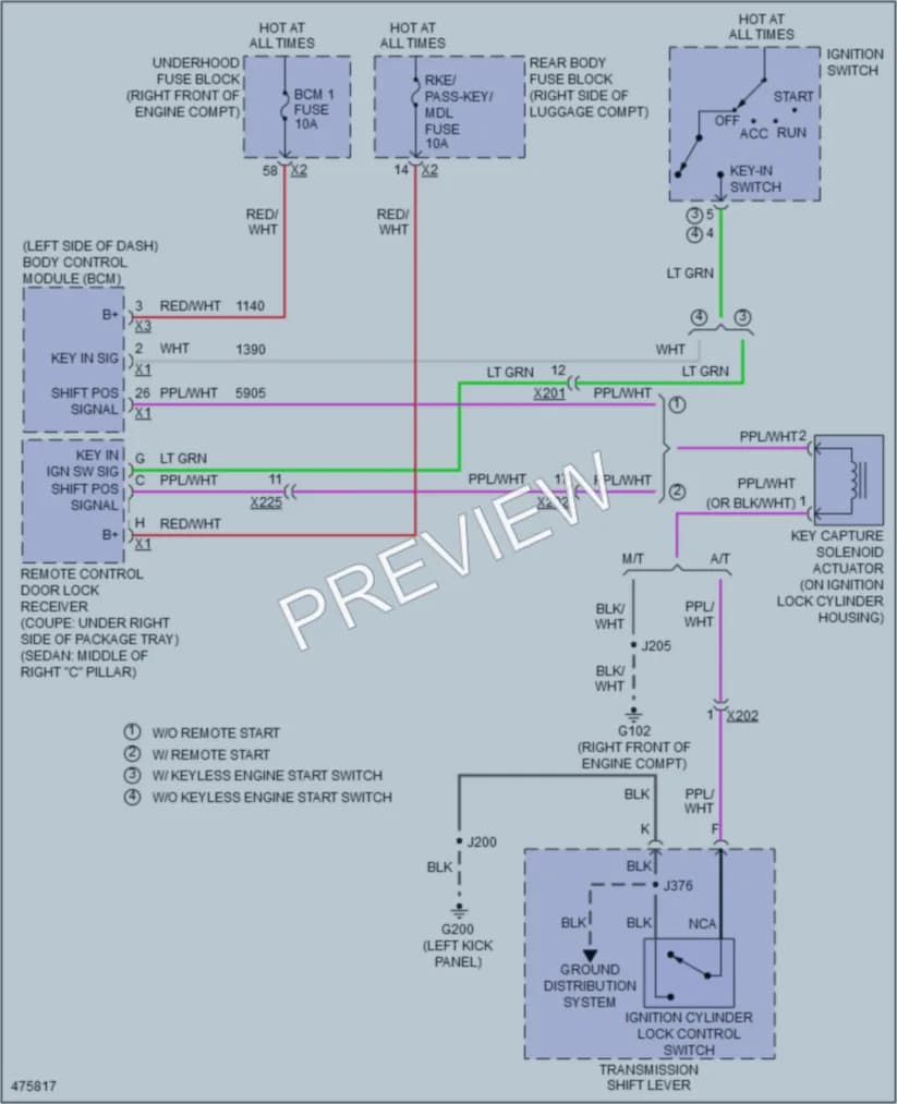 2015 Cadillac CTSV Shift Interlock wiring diagram preview