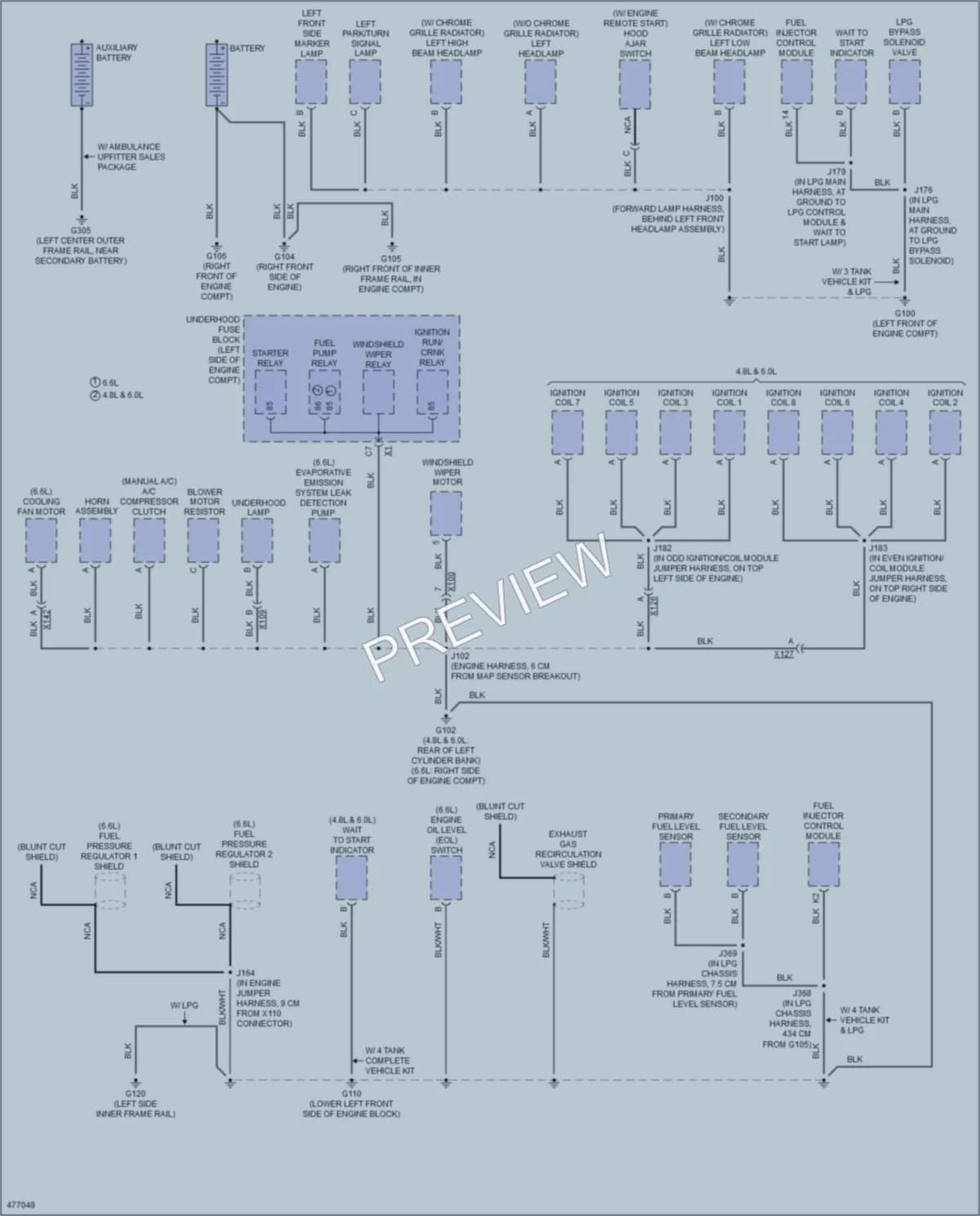 2015 Chevrolet 2500Express Ground Distribution wiring diagram preview