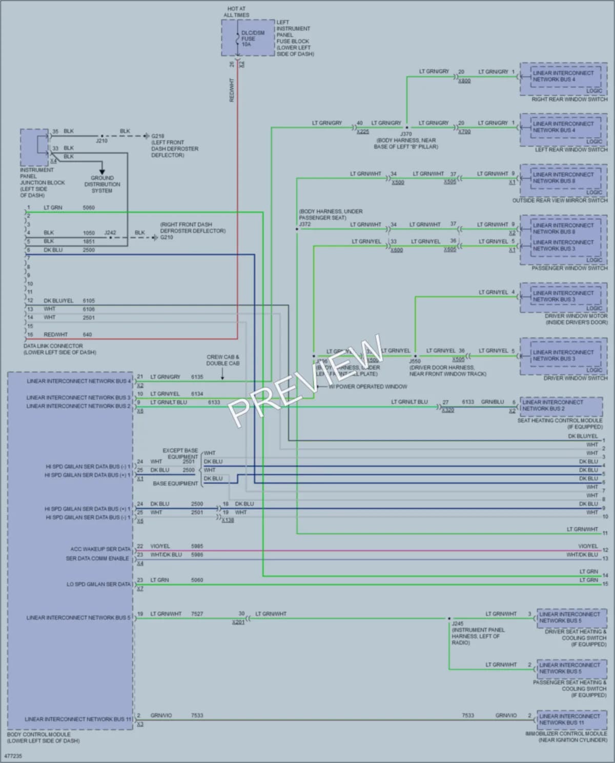 2015 Chevrolet 2500HDSilverado Computer Data Lines wiring diagram preview