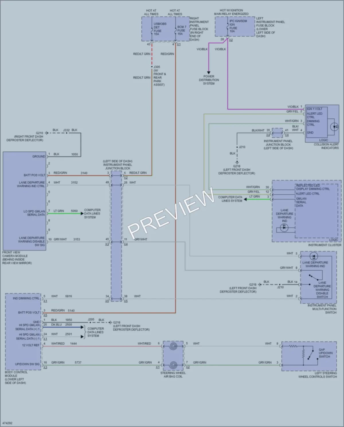 2015 Chevrolet 3500HDSilverado Navigation wiring diagram preview
