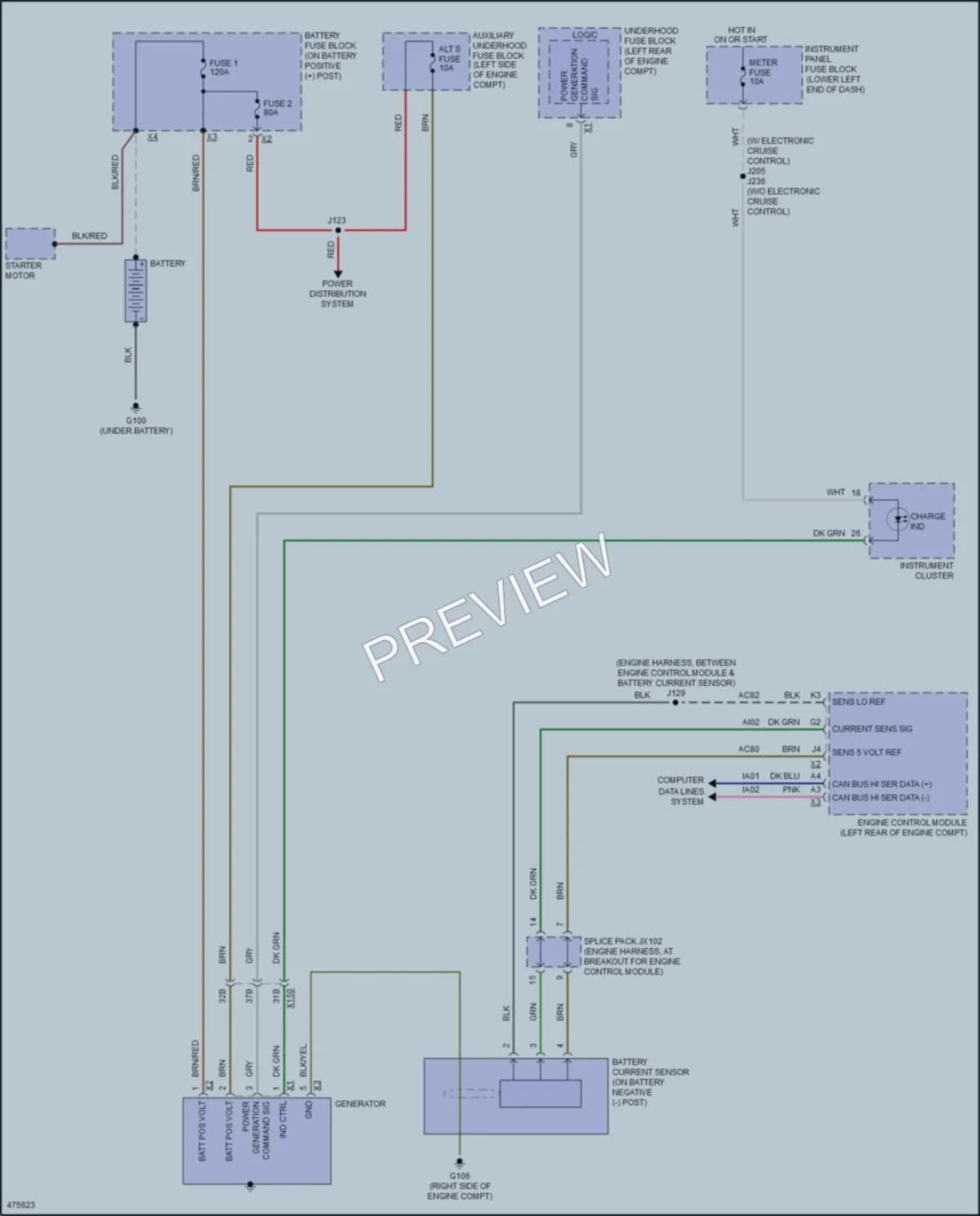 2015 Chevrolet CityExpress Starting Charging wiring diagram preview