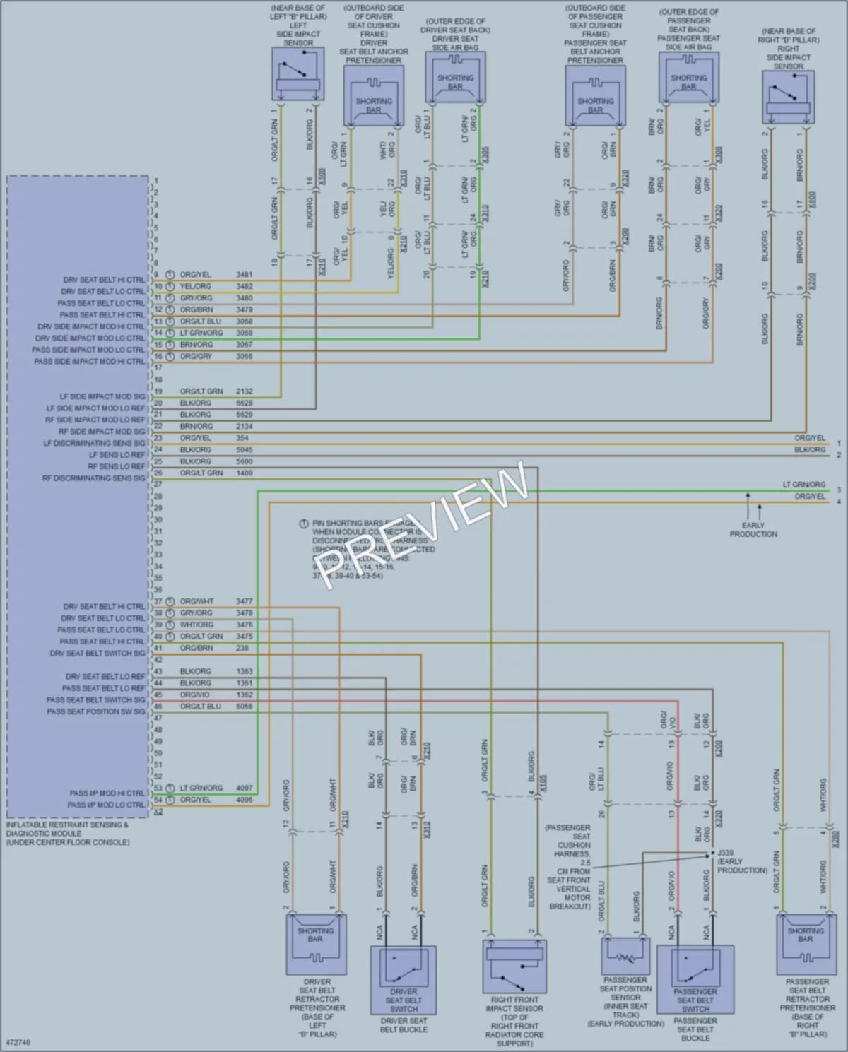 2015 Chevrolet CorvetteZ06 Supplemental Restraints wiring diagram preview