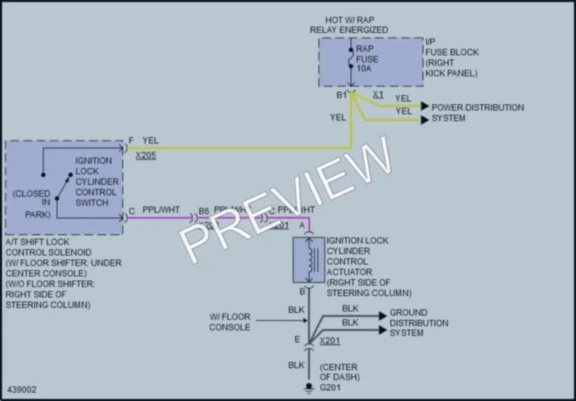 2015 Chevrolet ImpalaLimited Shift Interlock wiring diagram preview