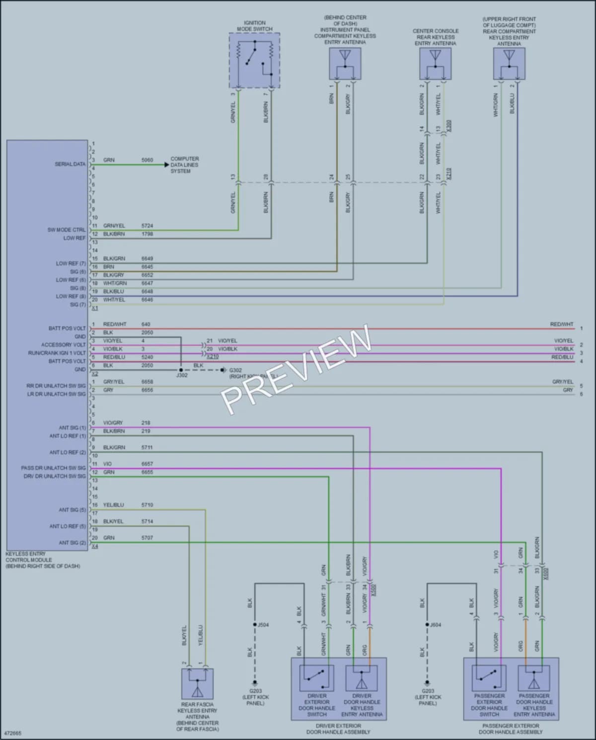 2015 Chevrolet Malibu Anti Theft wiring diagram preview