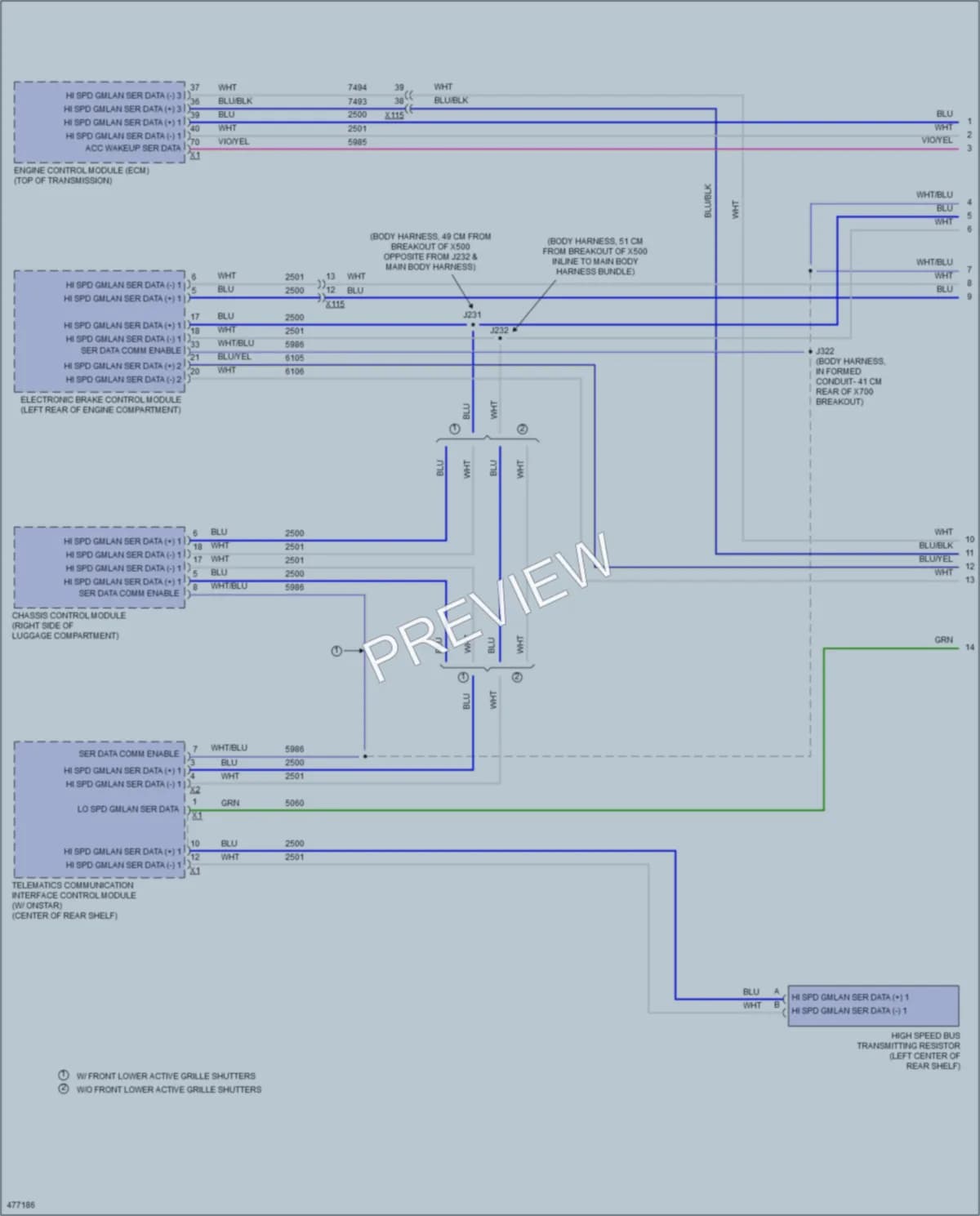 2015 Chevrolet Malibu Computer Data Lines wiring diagram preview