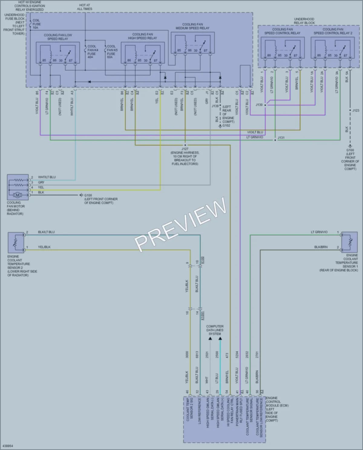 2015 Chevrolet Sonic Cooling Fan wiring diagram preview