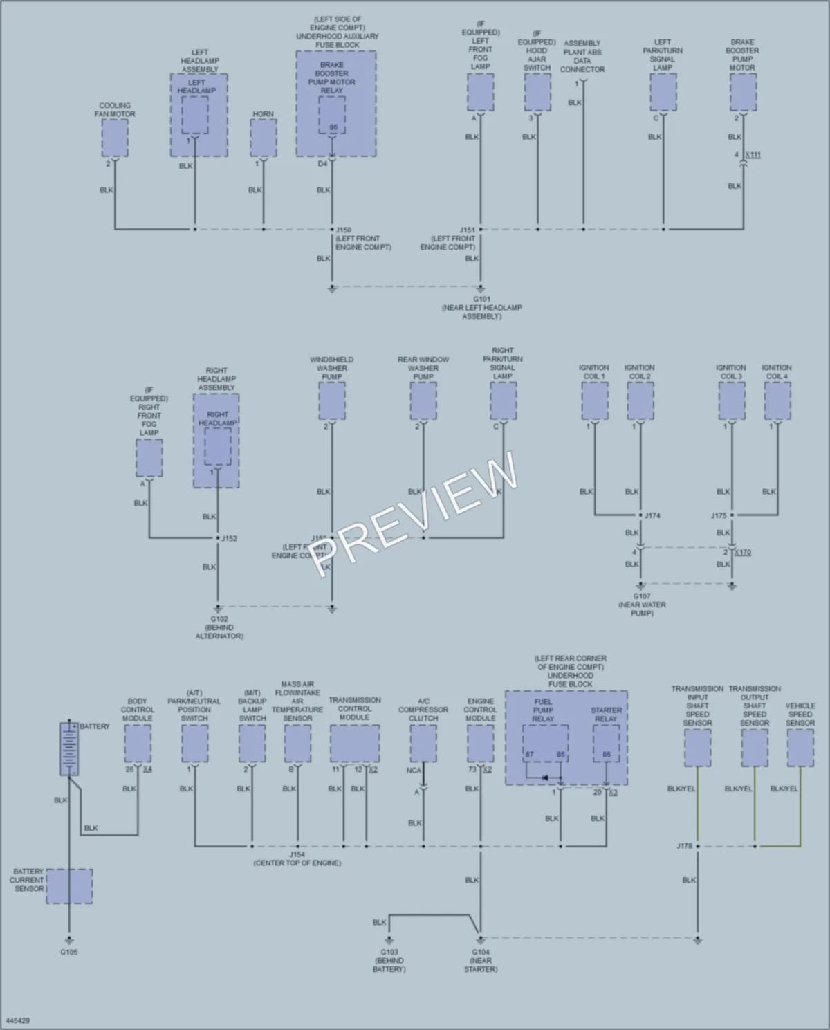 2015 Chevrolet Spark Ground Distribution wiring diagram preview