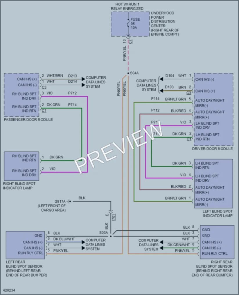 2015 Dodge Durango Navigation wiring diagram preview