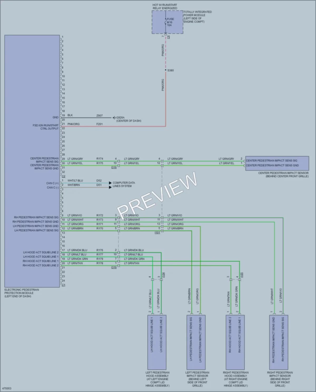2015 Dodge GrandCaravan Active Bodyworks wiring diagram preview
