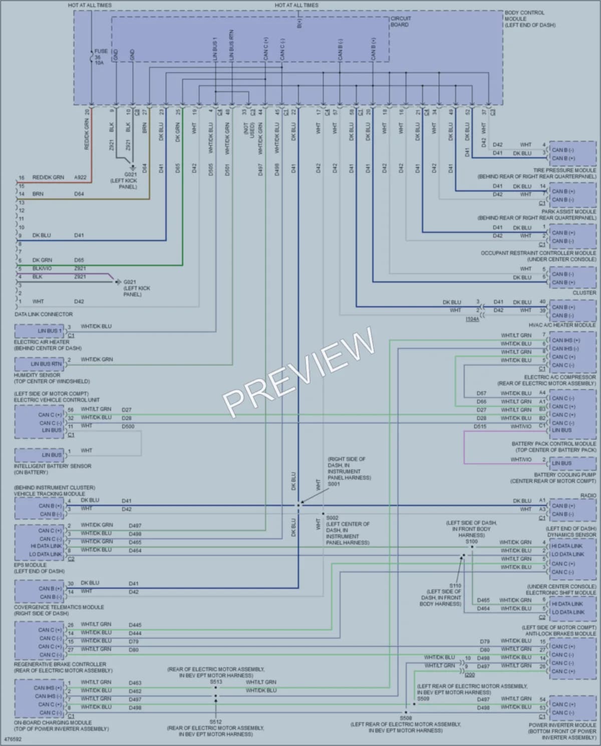 2015 Fiat 500 Computer Data Lines wiring diagram preview