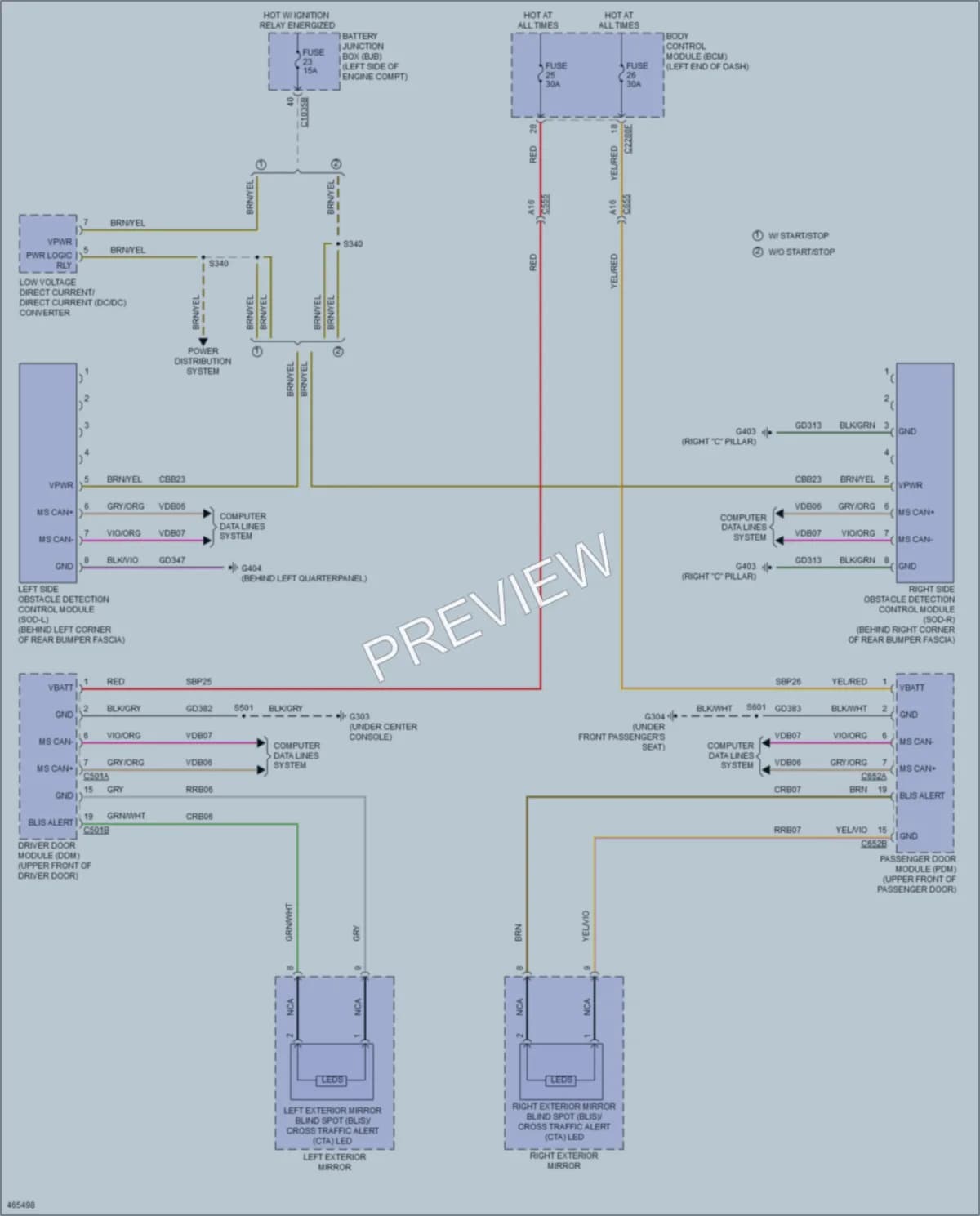 2015 Ford Edge Navigation wiring diagram preview