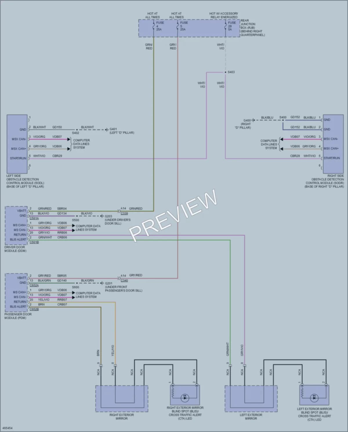 2015 Ford Escape Navigation wiring diagram preview