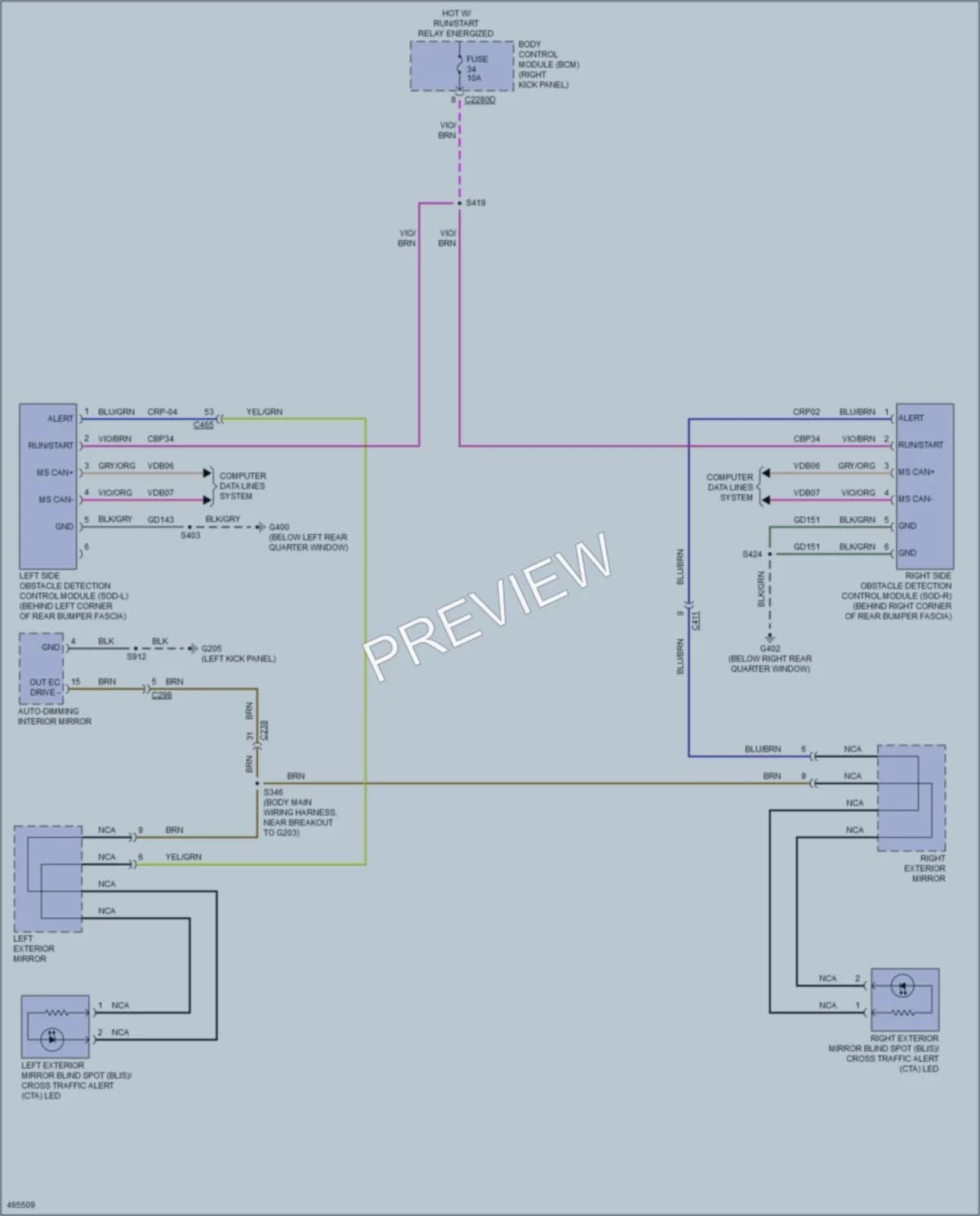 2015 Ford Expedition Navigation wiring diagram preview